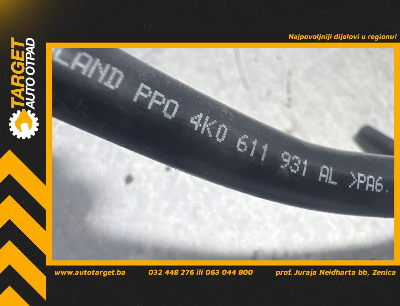 DIJELOVI CRIJEVO AUDI A6 4K > 18- 2.0 4K0611931AL