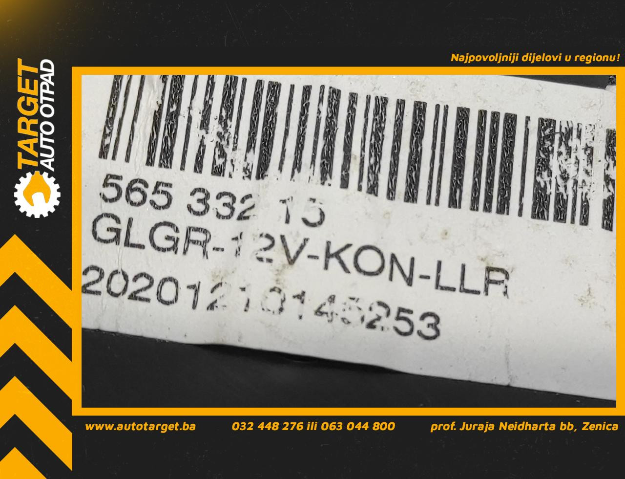 DIJELOVI STAKLO RETROVIZORA VW AMAROK > 18- 56533215