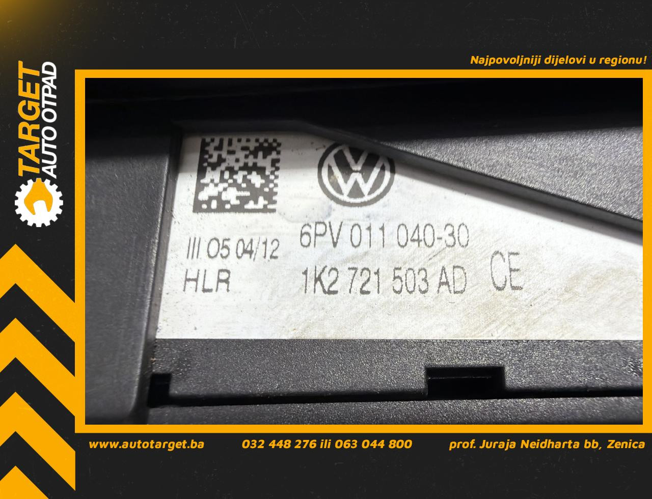 DIJELOVI PAPUCICA GASA VW GOLF 6 > 08-12 1.6 1K2721503AD