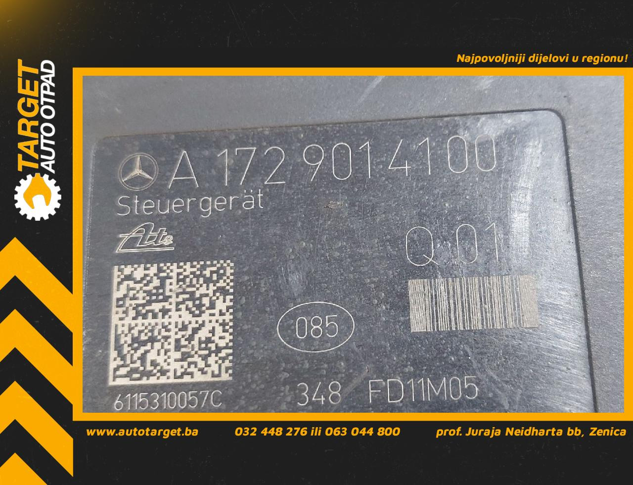 ABS ELEKTRONIKA MERCEDES C KLASA (W204/S204) > 07-10 A1729014100