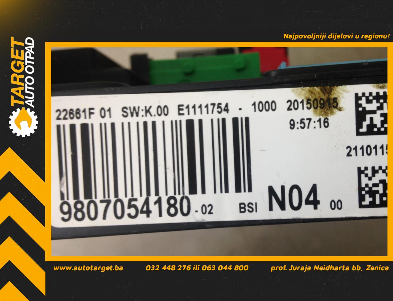 ELEKTRONIKA MODUL PEUGEOT 308 > 13-17 9807054180 9807054180