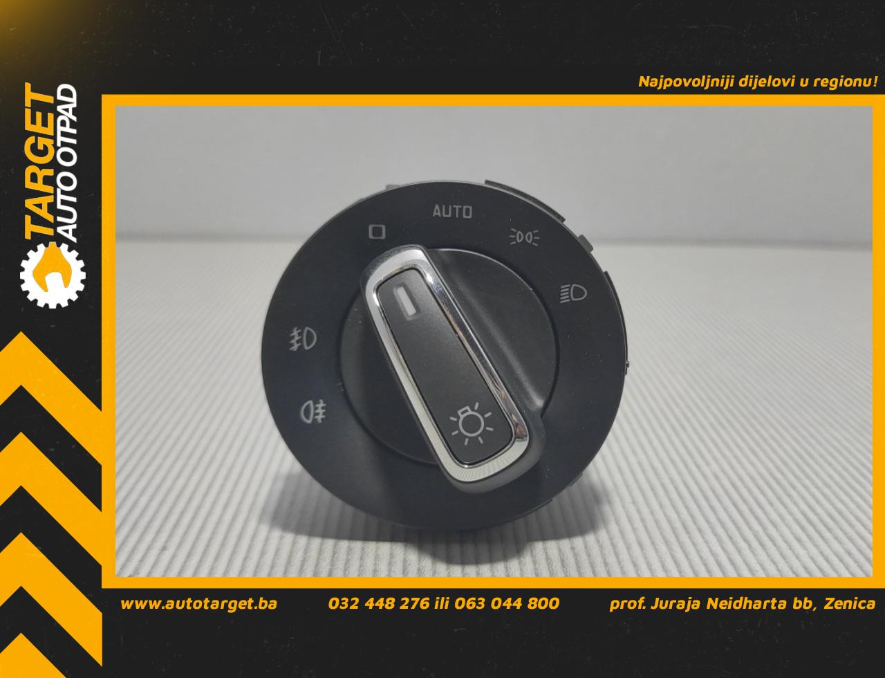 DIJELOVI PREKIDACI SVJETLA SKODA SUPERB > 08-13 3T0941431B