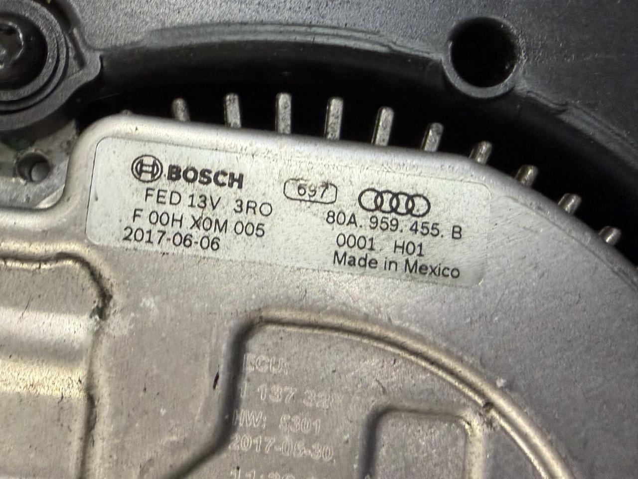 DIJELOVI VENTILATOR AUDI Q5 (FY) > 17 - 20  3.0 80A959455B