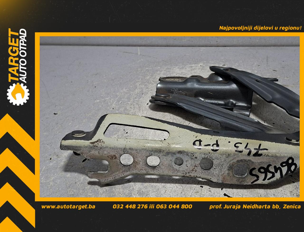 DIJELOVI SKARE OD HAUBE SKODA SUPERB > 19- 2.0 3V0823302