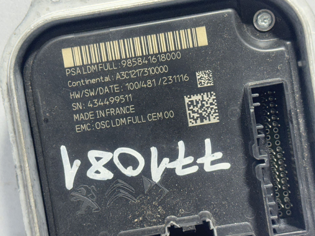BALAST FARA PEUGEOT 308 > 17-21 985841618000