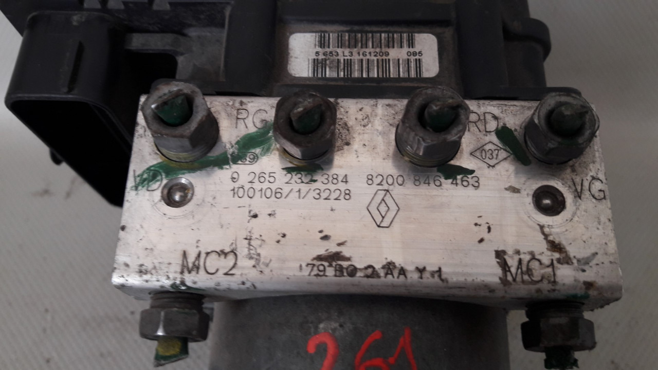 ABS ELEKTRONIKA DACIA DUSTER > 10-13 8200846463 0265232