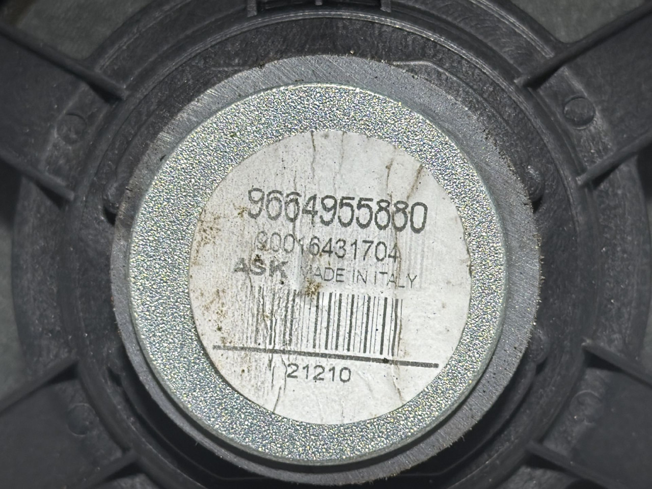 DIJELOVI ZVUCNIK CITROEN C3 PICASSO > 09-11 1.6 9664955880