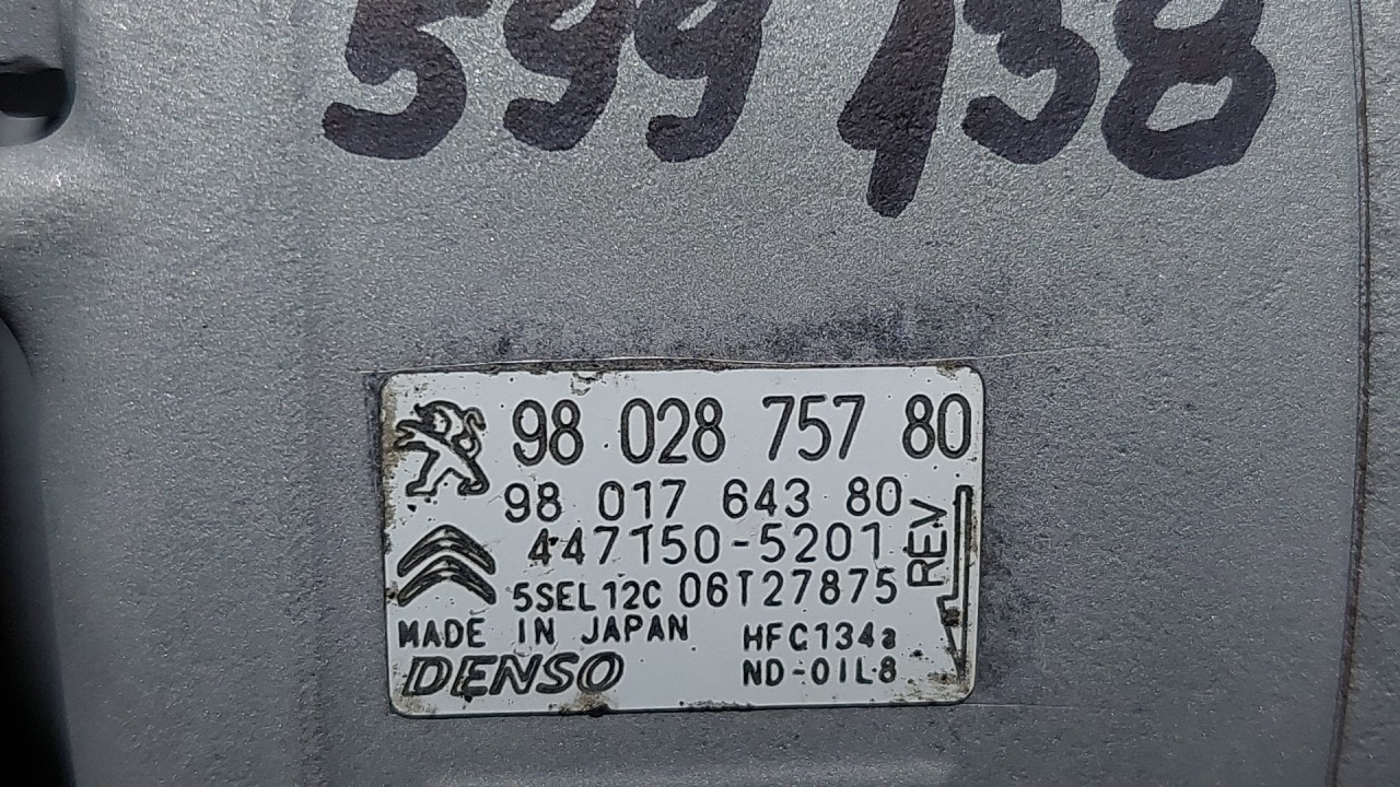 KOMPRESOR KLIME CITROEN C4 > 10-17 9802875780