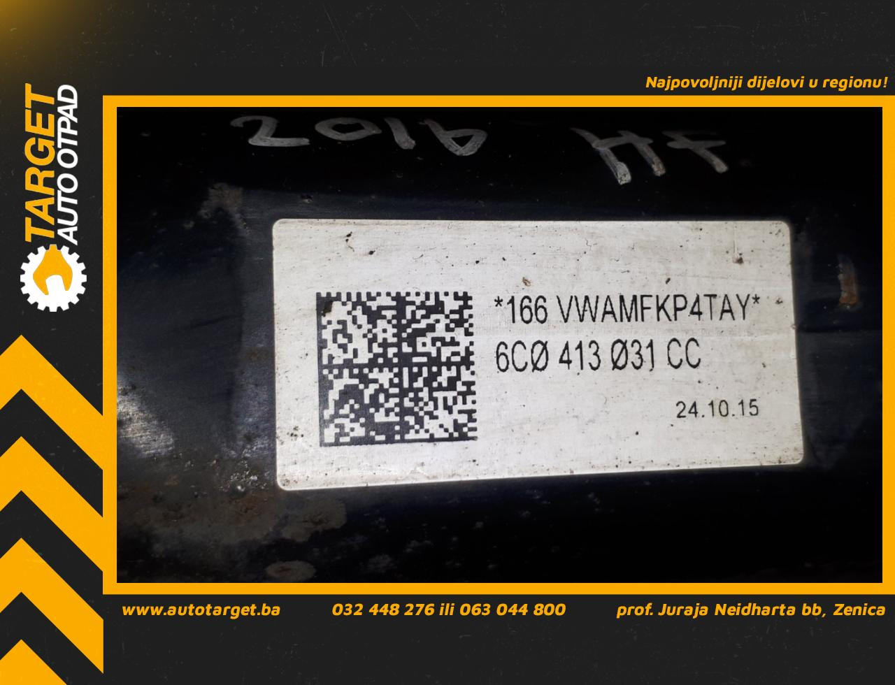 DIJELOVI AMORTIZER AUDI A1 > 14-18 6C0413031CC