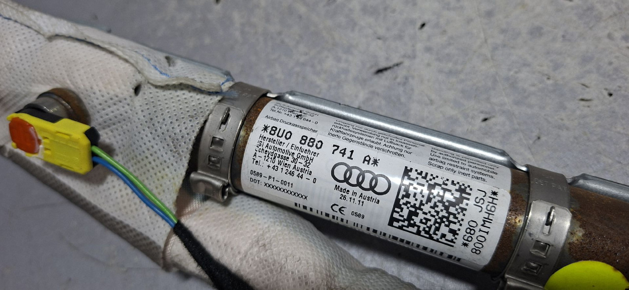 DIJELOVI KROVNI AIRBAG AUDI Q3 > 11-15 2.0 8U0880741A
