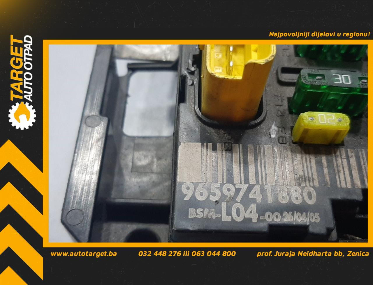 DIJELOVI ELEKTRONIKA MODUL PEUGEOT 307 > 05-09 9659741880