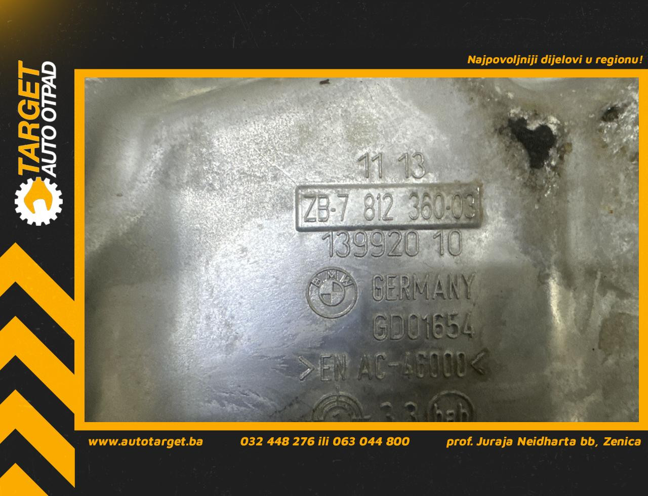 DIJELOVI KARTER BMW SERIJA 5 (F10/F11) > 10-13 2.0 7812360