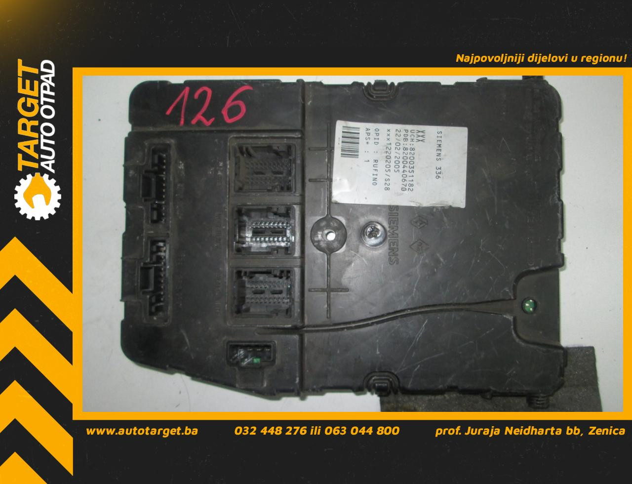 DIJELOVI ELEKTRONIKA MODUL RENAULT MEGANE > 02-05 8200351182