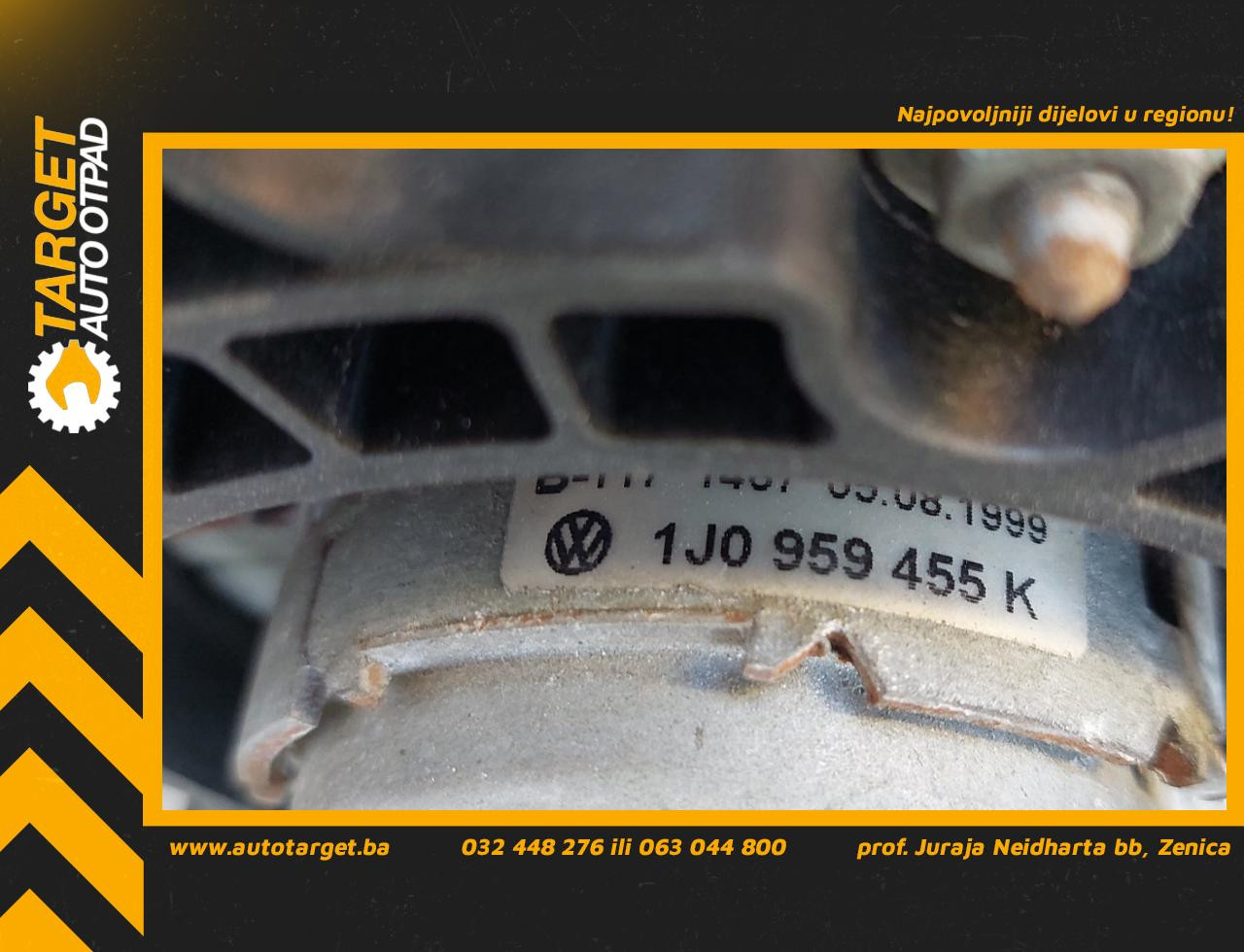 DIJELOVI VENTILATOR VW GOLF 4 > 97-03 1J0959455K