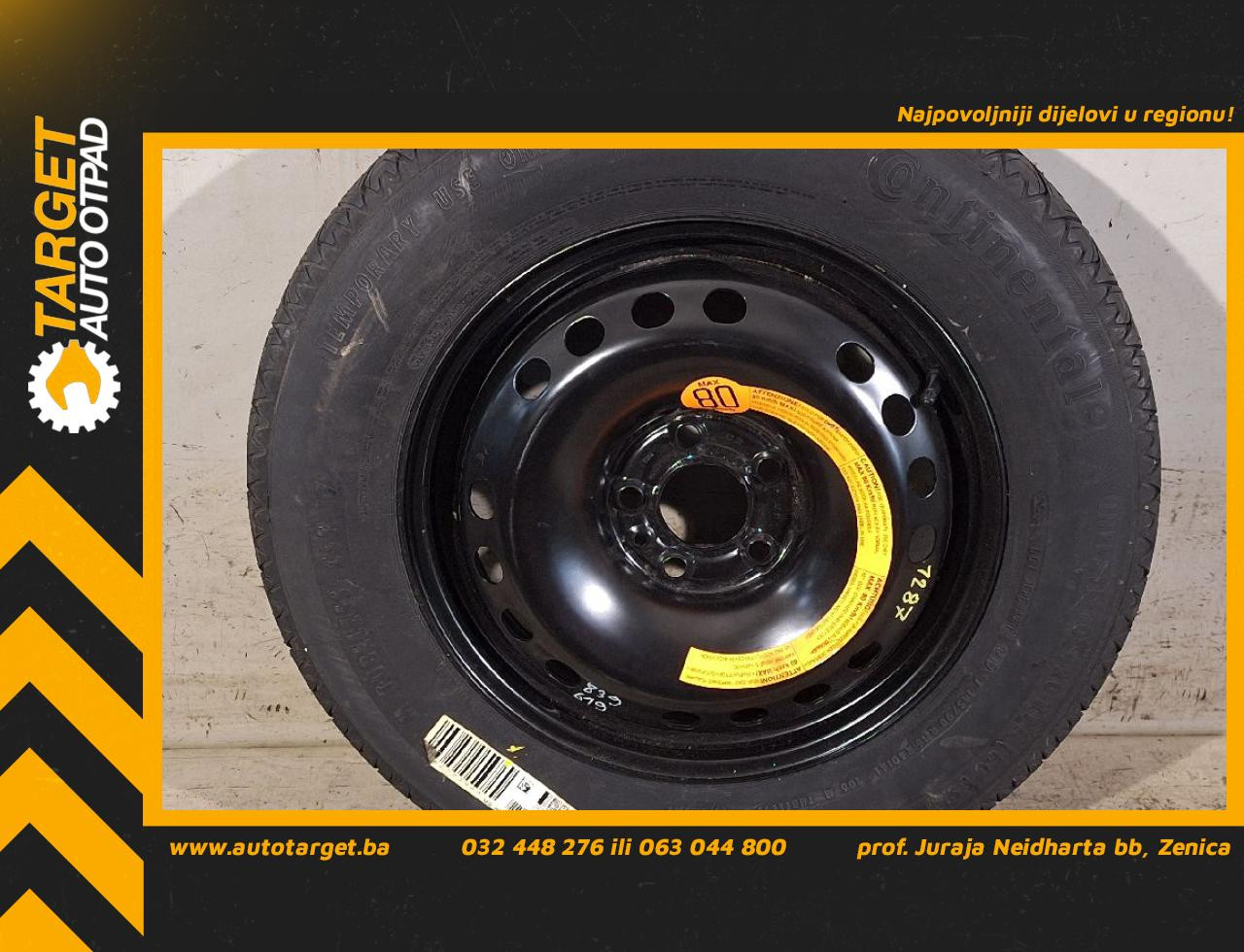 DIJELOVI REZERVNA GUMA FIAT 500X > 15-18