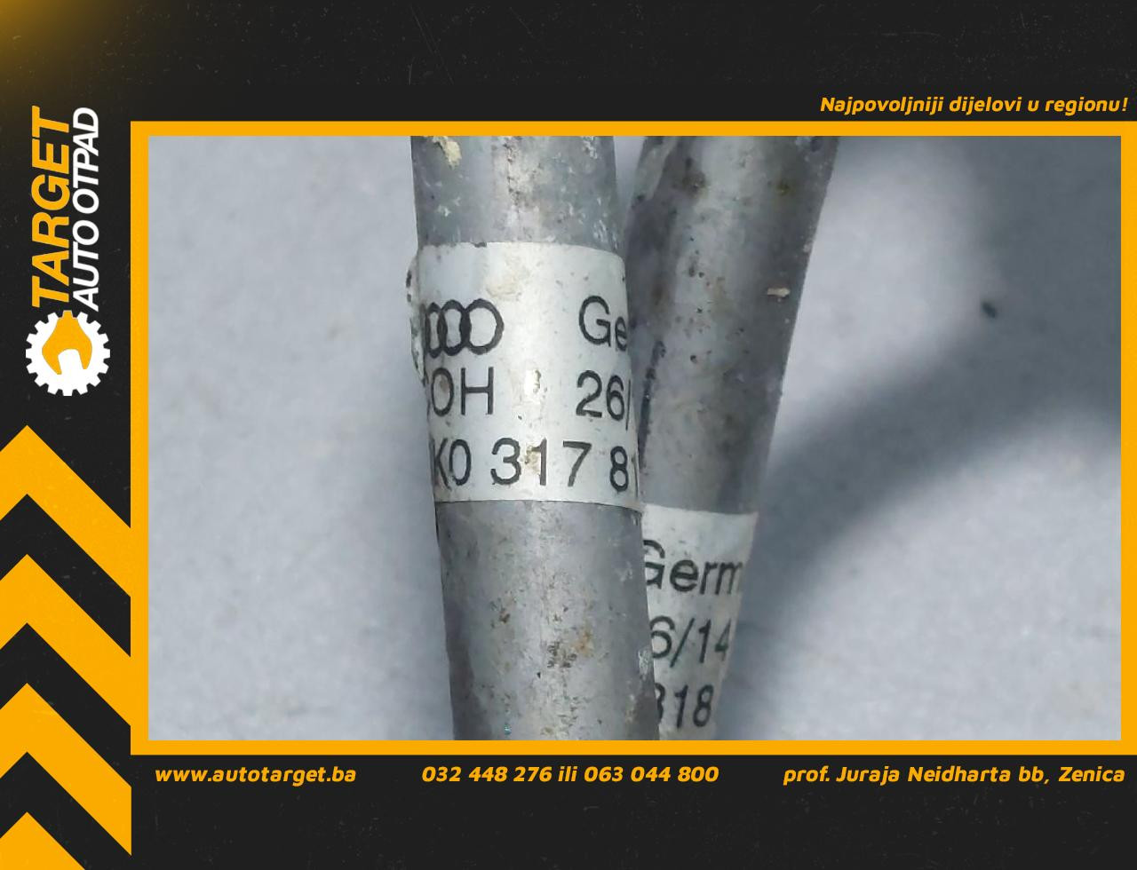 DIJELOVI CRIJEVO AUDI A4 (B8) > 12-15 2.0 8K0317818EF