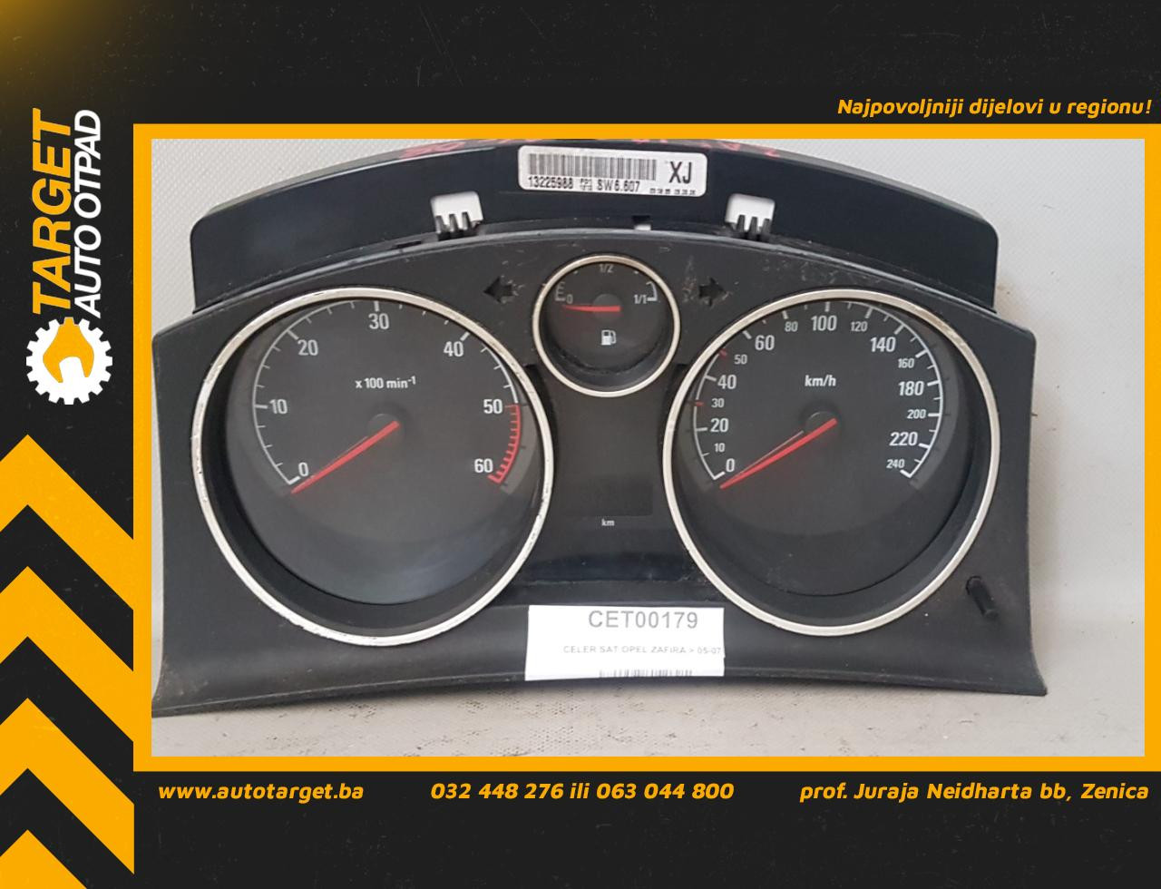 DIJELOVI CELER SAT OPEL ZAFIRA B > 08-12 13225988