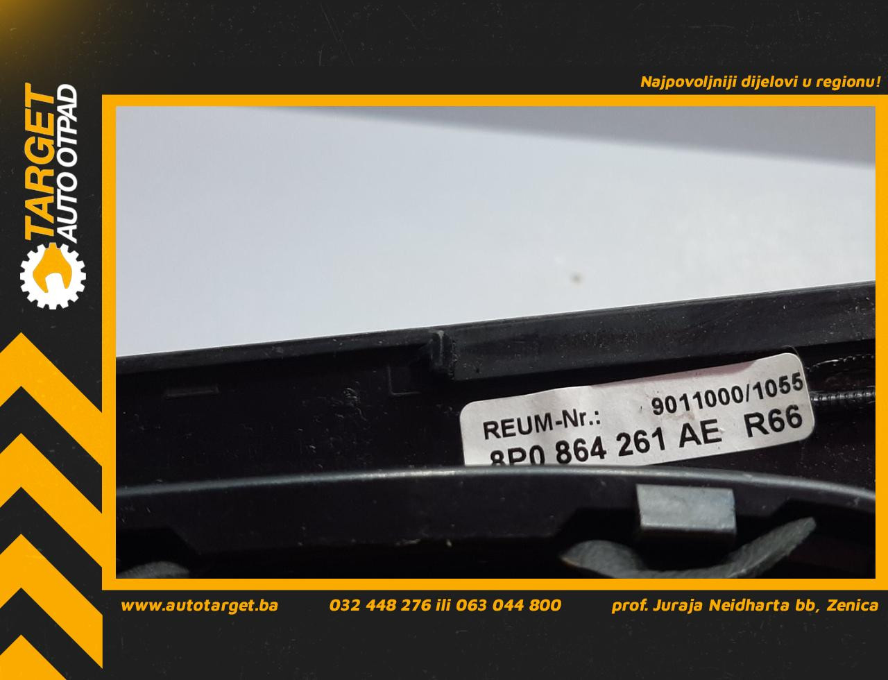DIJELOVI RUCICA MJENJACA AUDI A3 > 08-12 2.0 8P0864261