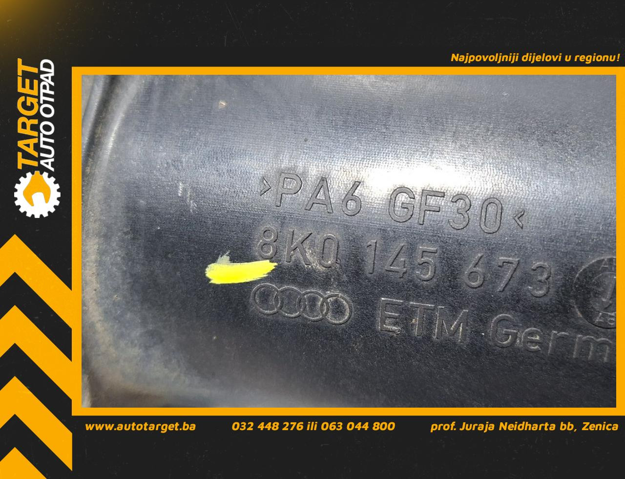 DIJELOVI CRIJEVO INTERKULERA AUDI A4 (B8) > 12-15 3.0 8K0145673