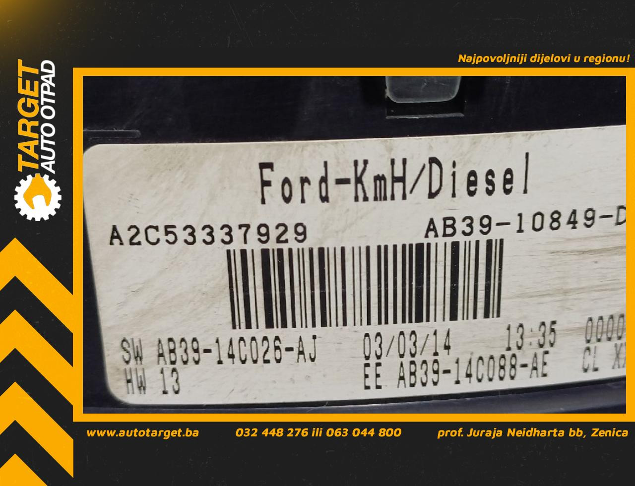 DIJELOVI CELER SAT FORD RANGER > 11-15 AB3910849DL