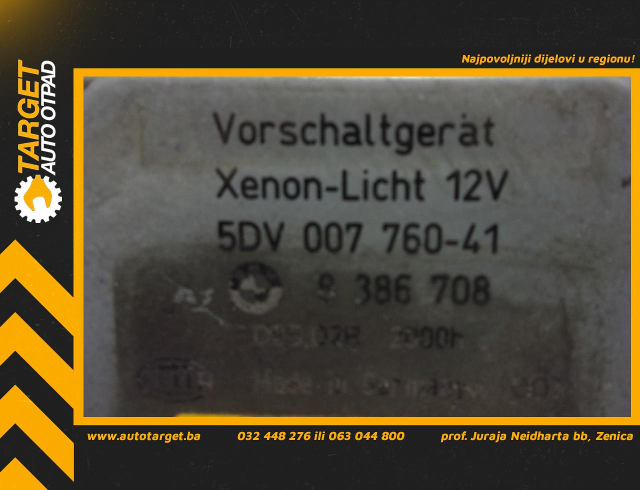 DIJELOVI BALAST FARA BMW  5DV00776041