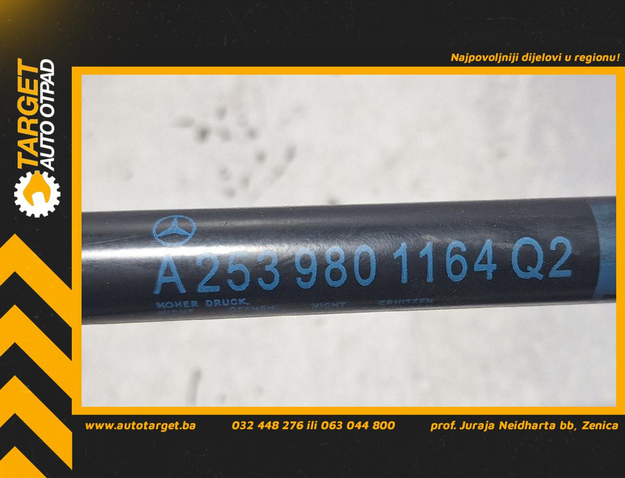 AMORTIZER HAUBE MERCEDES GLC (X253) > 16-22 A2539801164