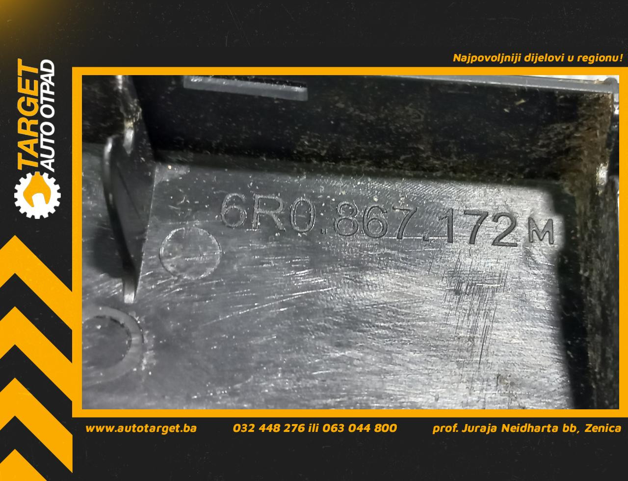 DIJELOVI PLASTIKA VW POLO > 09-14 6R0867172M