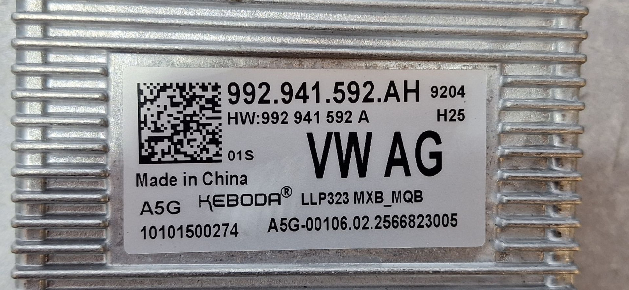 DIJELOVI BALAST FARA VW GOLF 8 > 19- 992941592AH