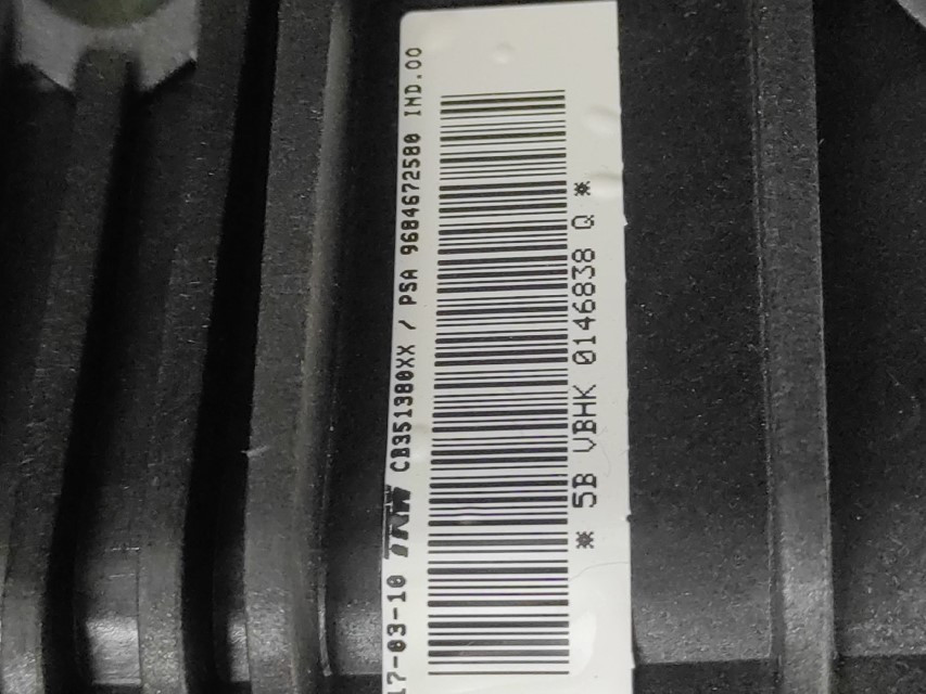 AIRBAG SUVOZACA PEUGEOT 3008 > 09-13 9684672580