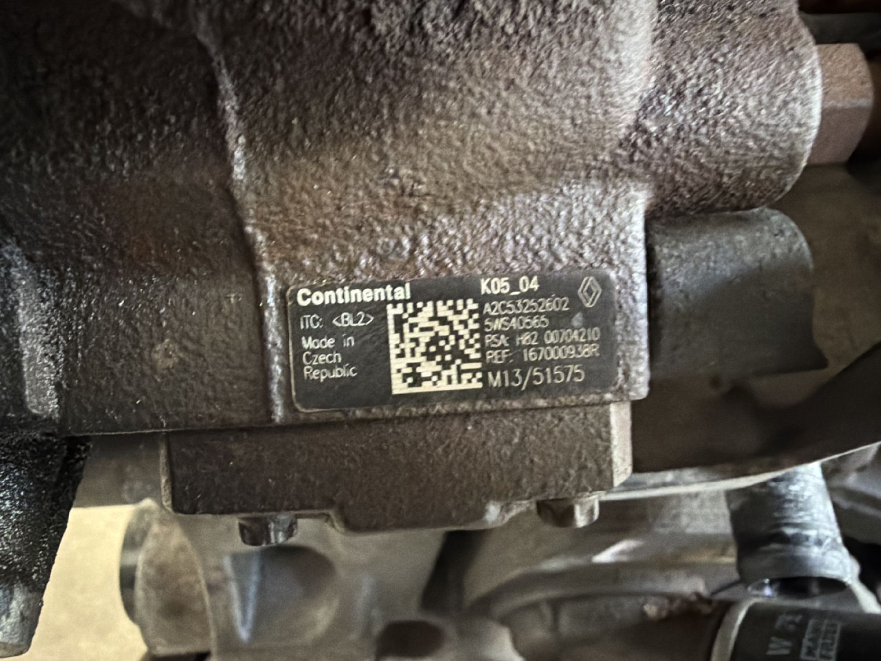 PUMPA VISOKOG PRITISKA DACIA DUSTER > 10-13 167000938R