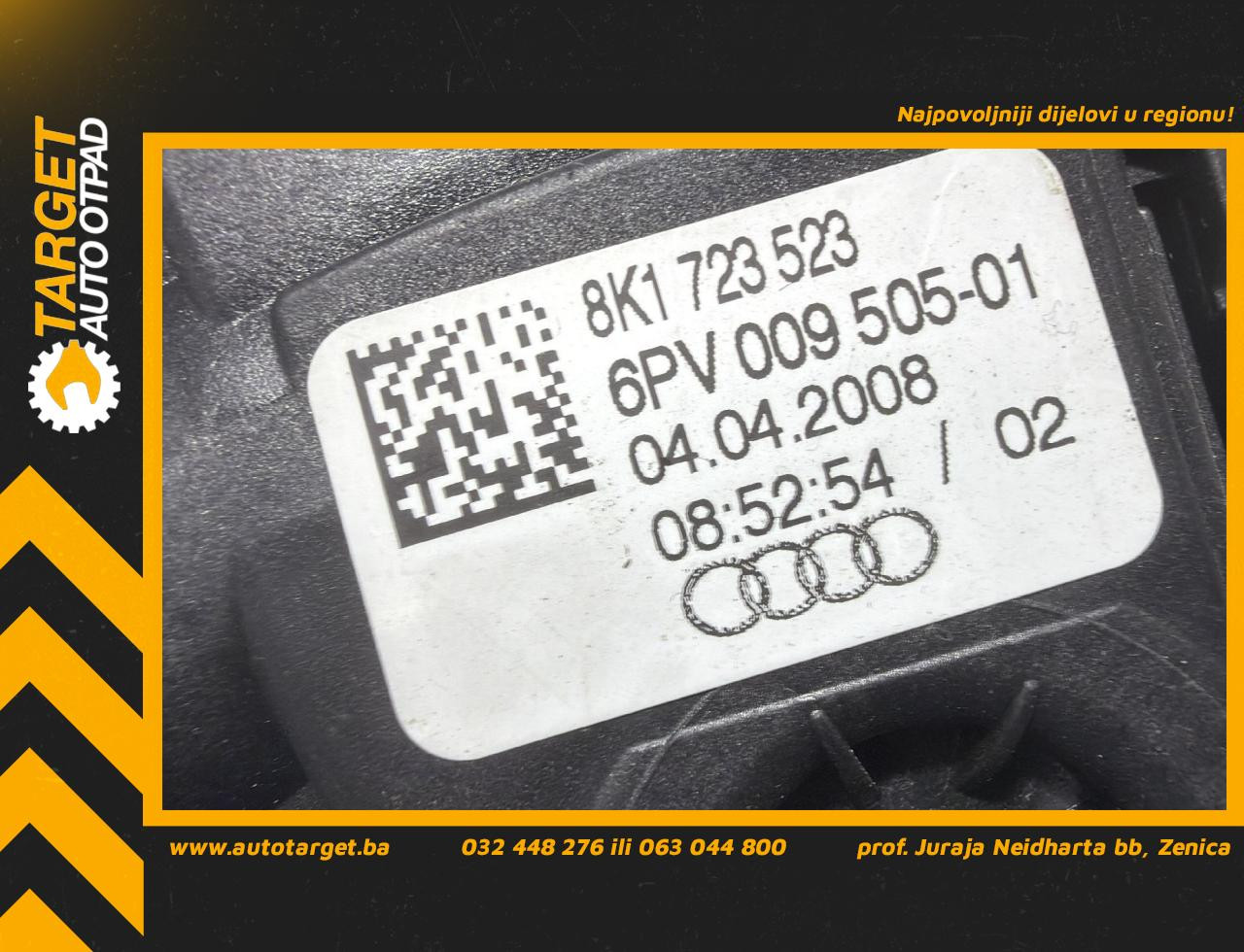 DIJELOVI PAPUCICA GASA AUDI A4 (B8) > 07-11 2.0 8K1723523
