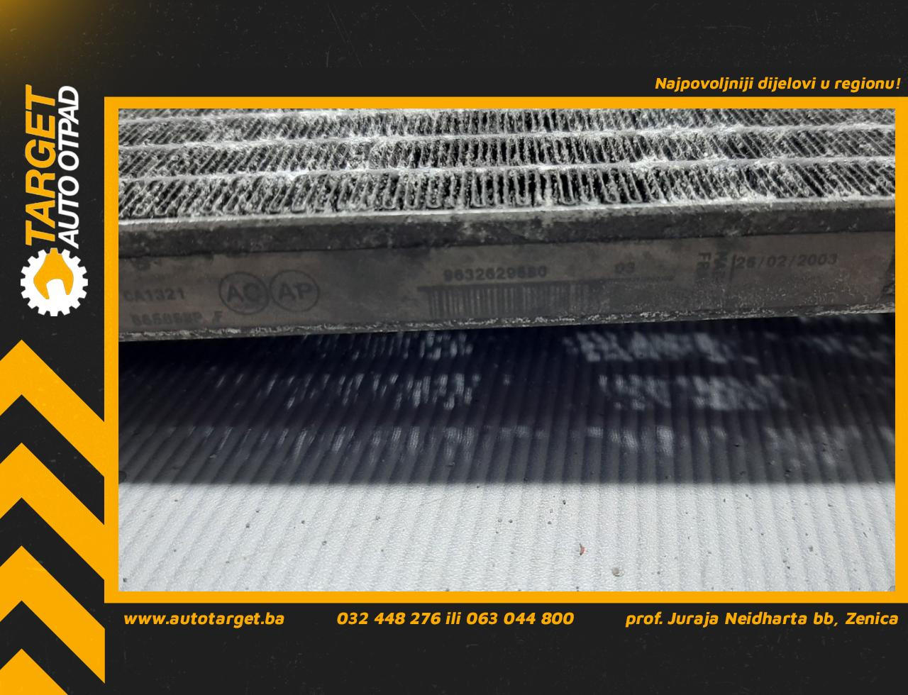 DIJELOVI HLADNJAK KLIME CITROEN C5 > 01-04 9632629580