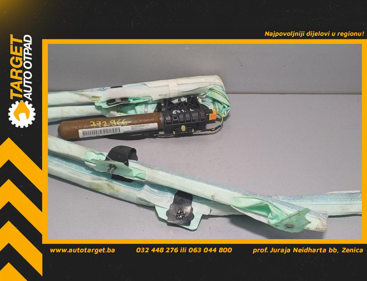 DIJELOVI KROVNI AIRBAG VW PASSAT B7 > 10-14 2.0 3C0880741G