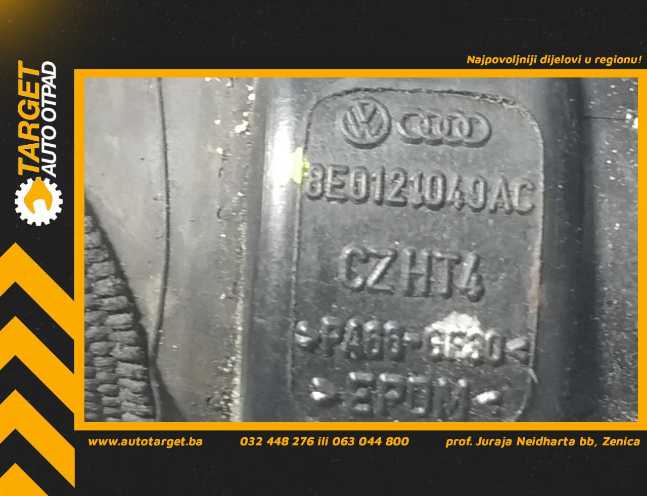 DIJELOVI CRIJEVO AUDI A4 (B7) > 04-07 8E0121049AC