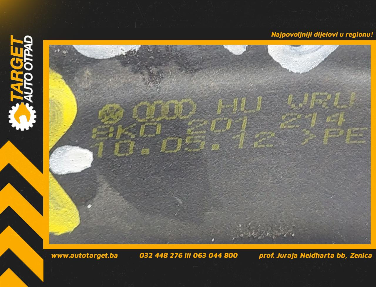 DIJELOVI CRIJEVO AUDI A4 (B8) > 12-15 2.0 8K0201214J