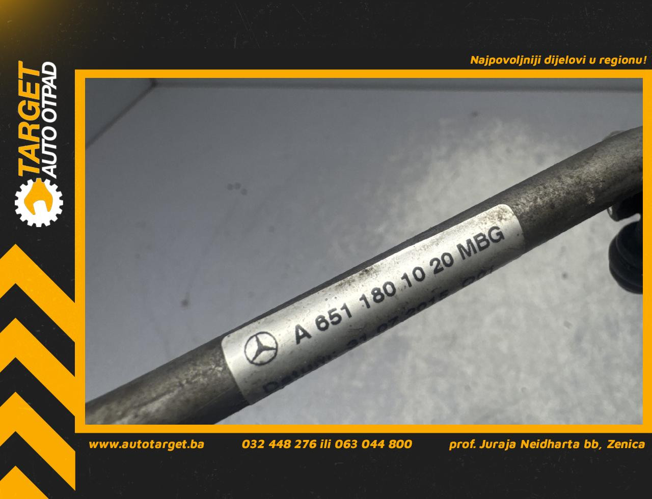 DIJELOVI CRIJEVO MERCEDES GLC (X253) > 16-22 2.2 A6511801020