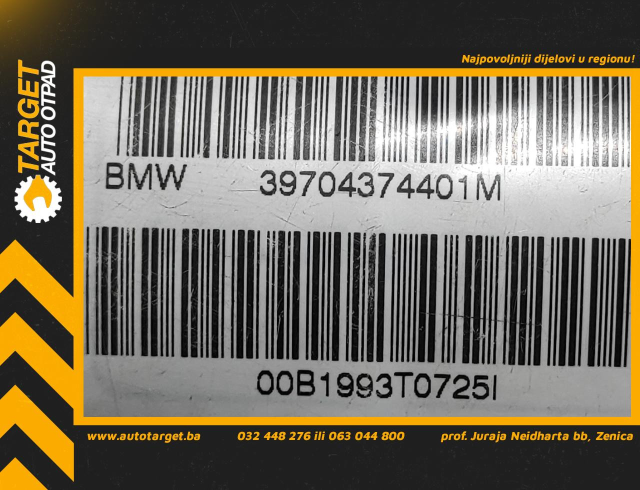 AIRBAG SUVOZACA BMW SERIJA 3 (E46) COUPE > 01-03 39704374401M
