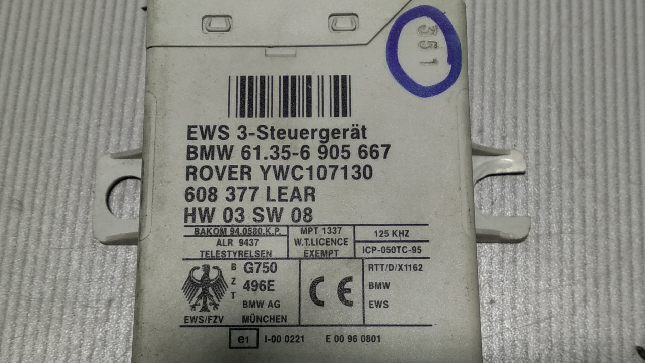 ELEKTRONIKA MODUL BMW SERIJA 3 (E46) > 02-05 6905667