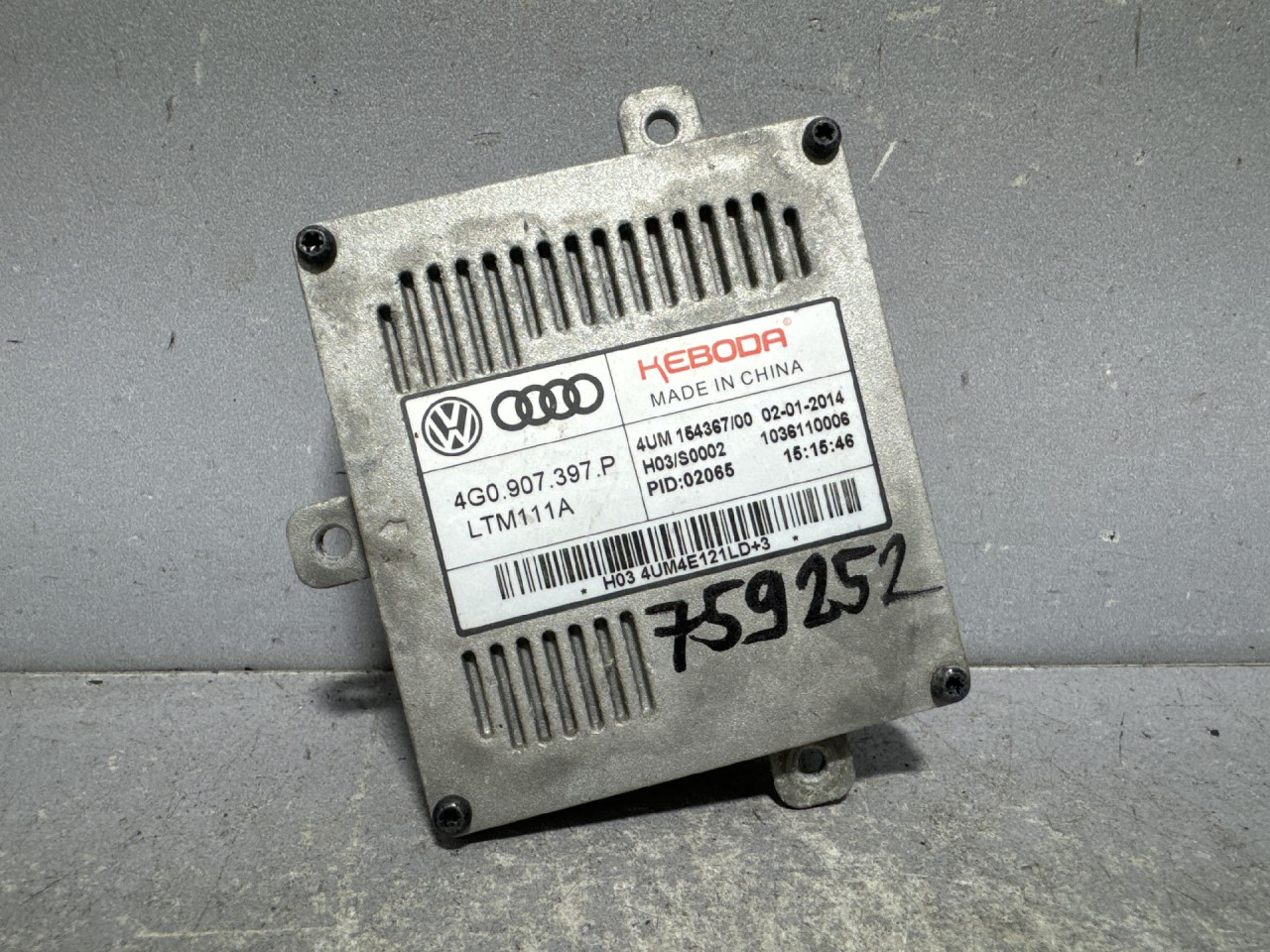 BALAST FARA AUDI A3 (8V1/8VA) > 12-16 4G0907397P