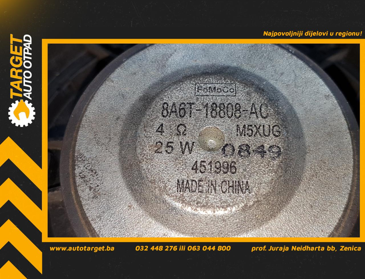 DIJELOVI ZVUCNIK FORD FIESTA > 08-12 8A6T18808AC