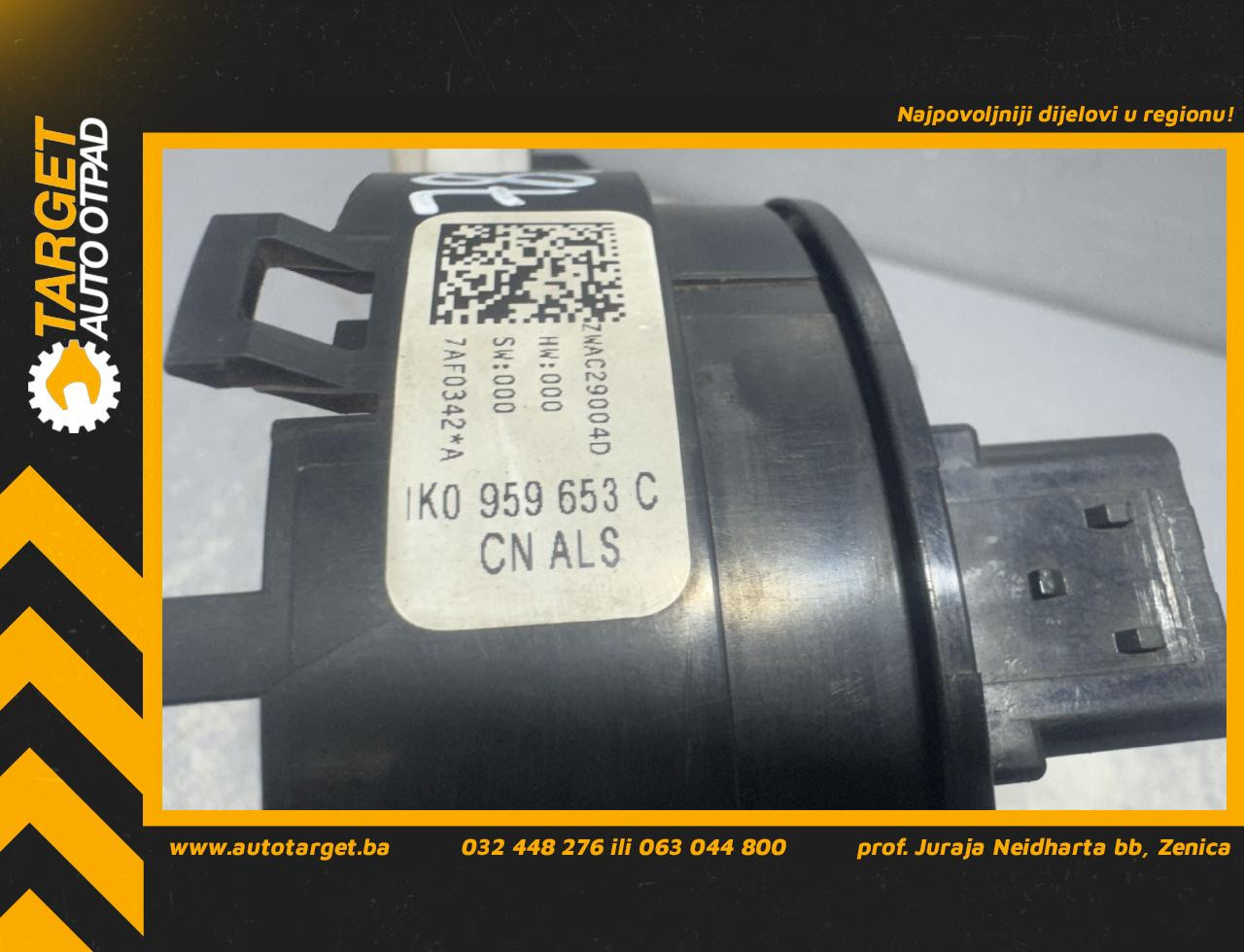 DIJELOVI SPULA VOLANA VW CADDY > 03-10 1.4 1K0959653C