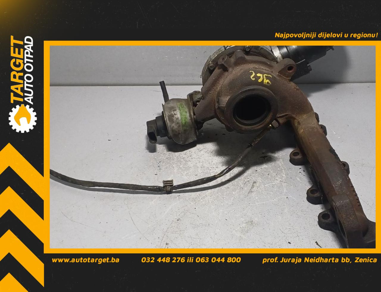 DIJELOVI TURBINA NEISPRAVNA VW CRAFTER > 11-16 2.0 03L253014A