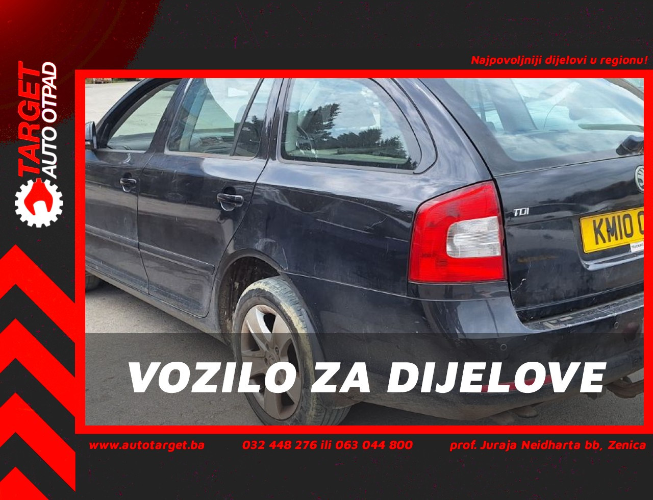 DIJELOVI SKODA OCTAVIA > 08-13 1.9 Dizel BXE MOTOR