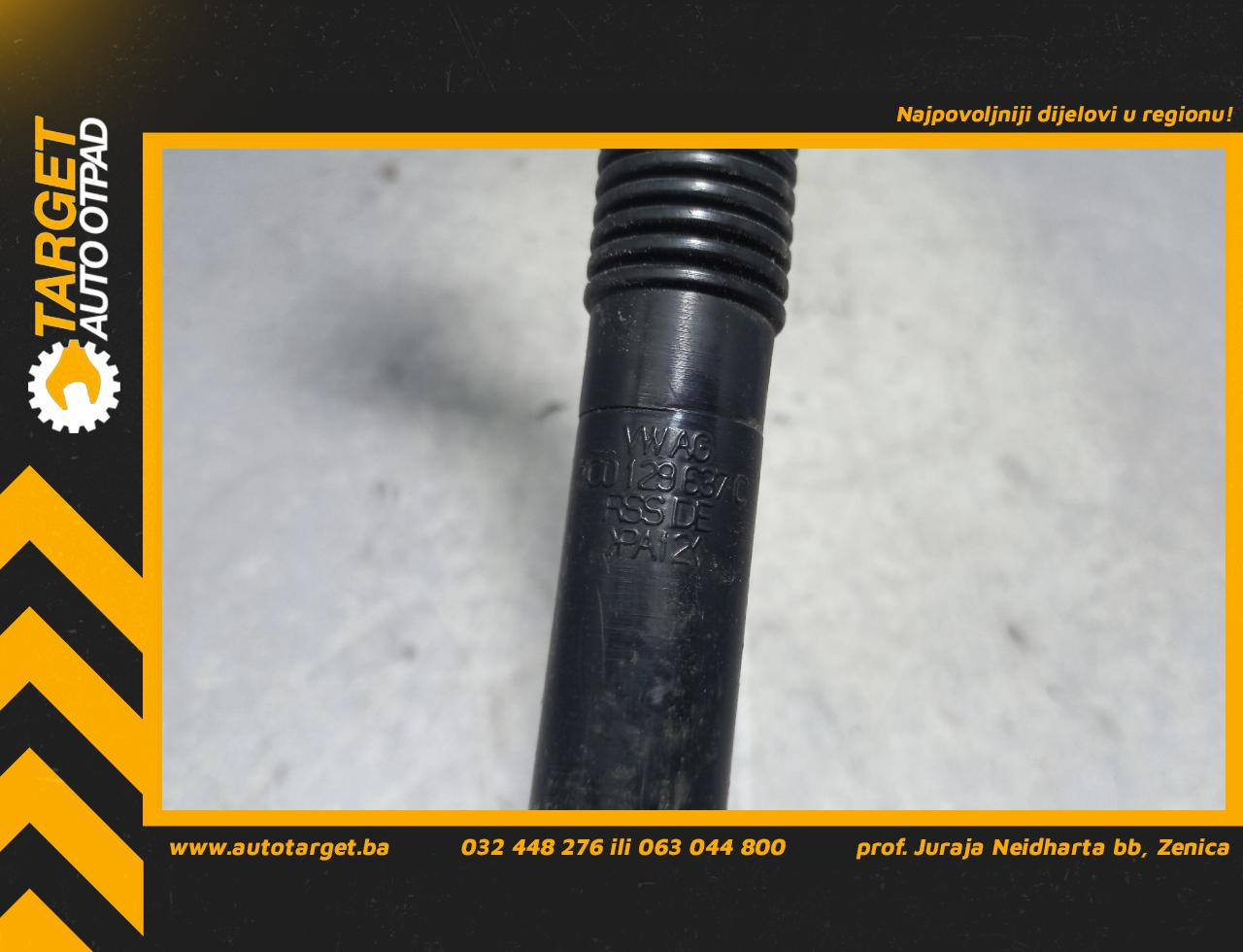 DIJELOVI CRIJEVO VW PASSAT CC > 08-11 3C0129637C