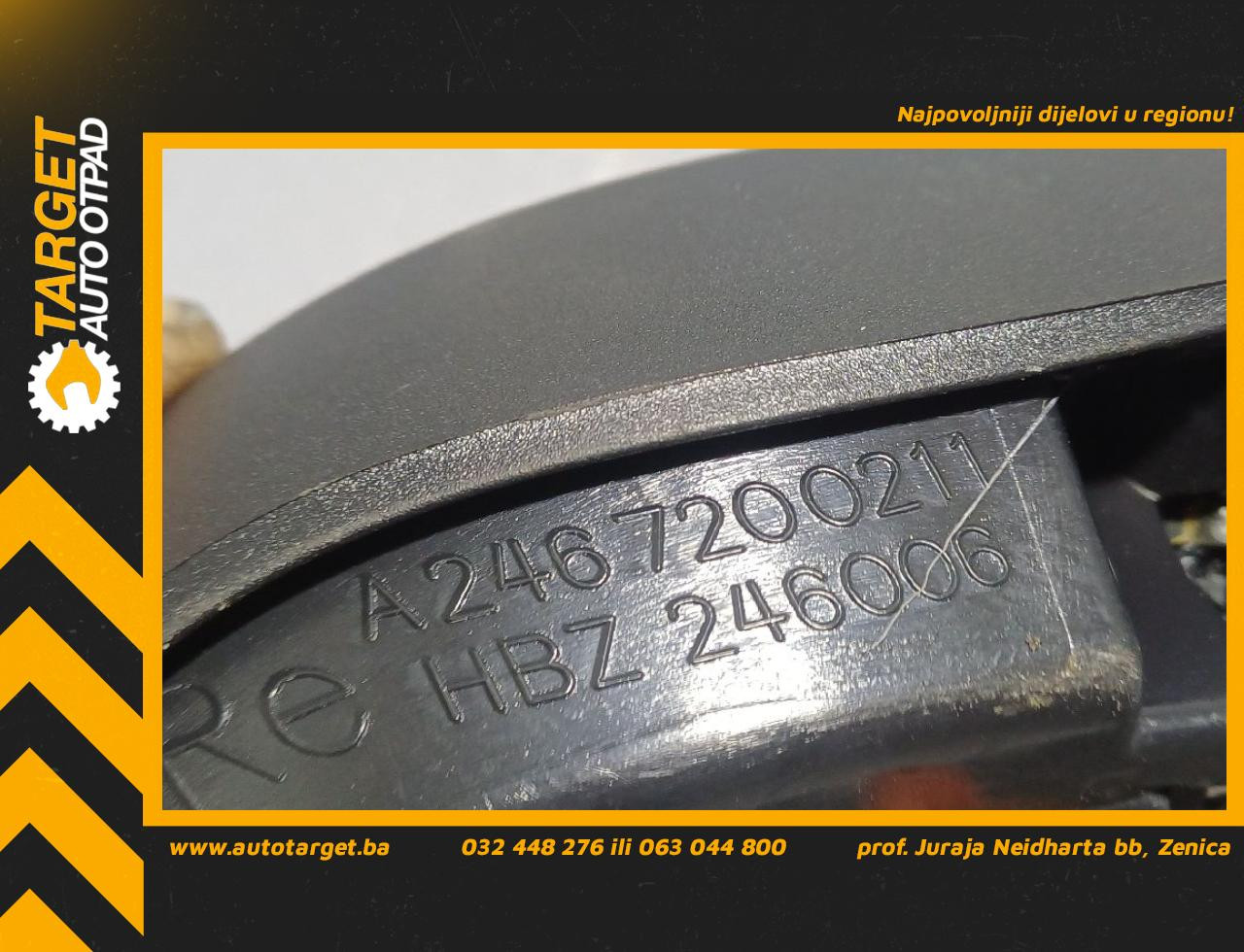 DIJELOVI ZVUCNIK MERCEDES B KLASA (W246) > 14-19 1.8 A2467200211