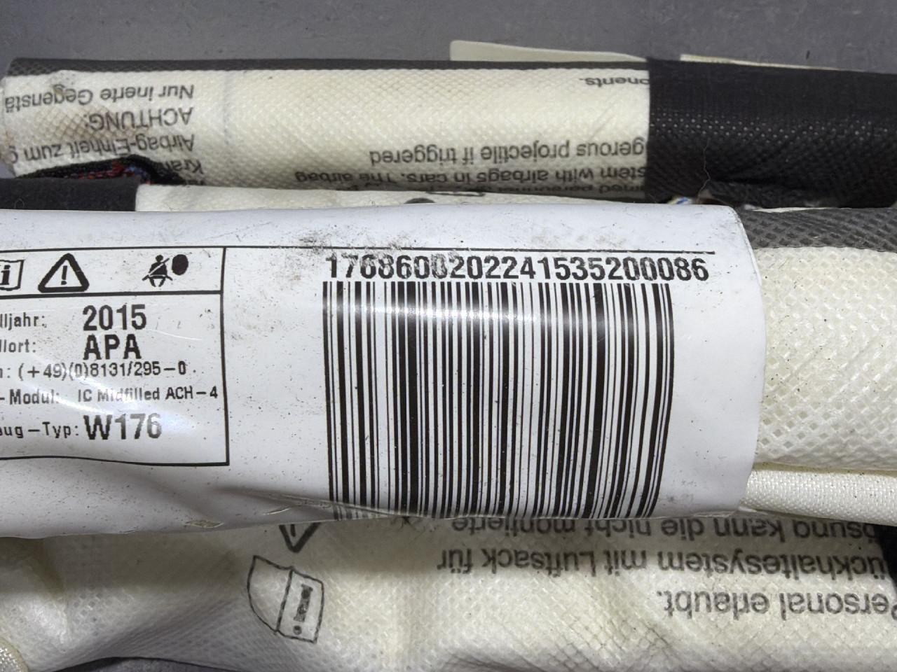 KROVNI AIRBAG MERCEDES A KLASA (W176) > 15-18 1768600202