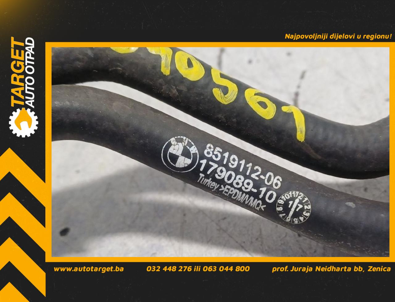 DIJELOVI CRIJEVO BMW X5 (F15) > 13-18 3.0 8519112