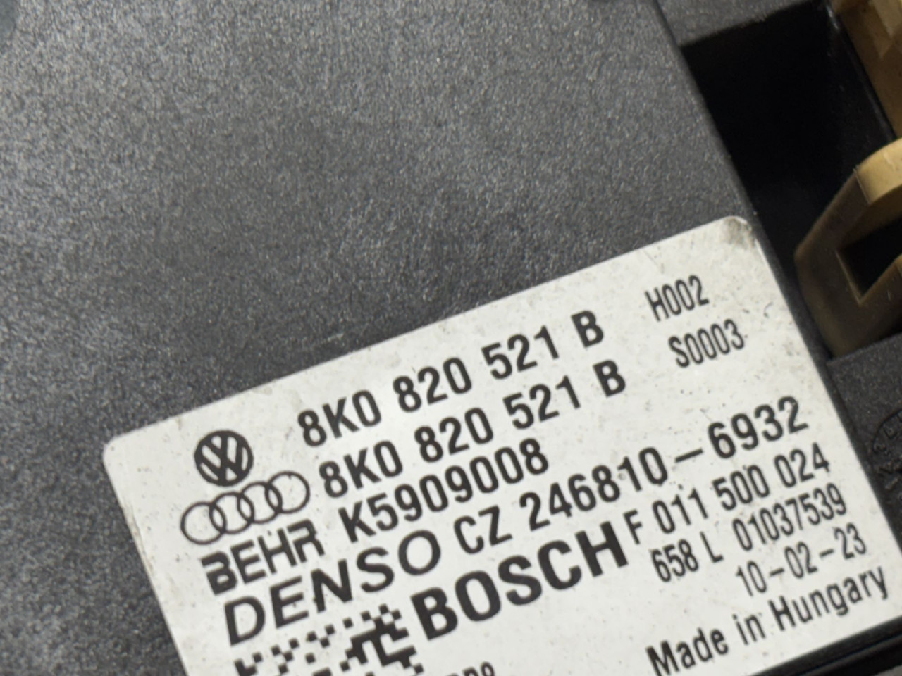 ELEKTRONIKA REOSTAT AUDI A5 (8T) SPORTBACK > 07-11 8K0820521B