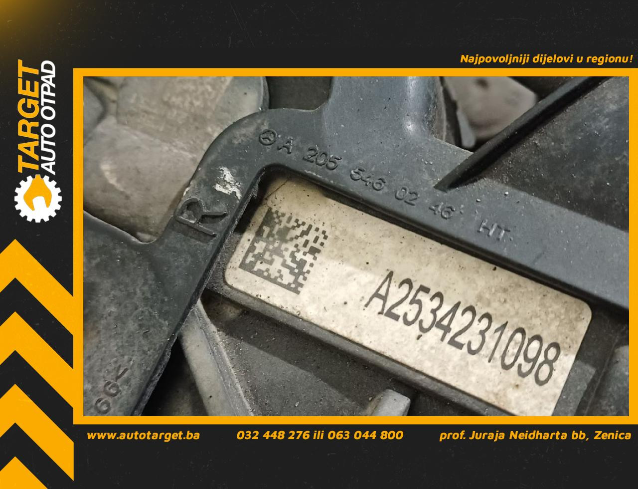 KOCIONA KLJESTA MERCEDES GLC (X253) > 16-22 A2534231098