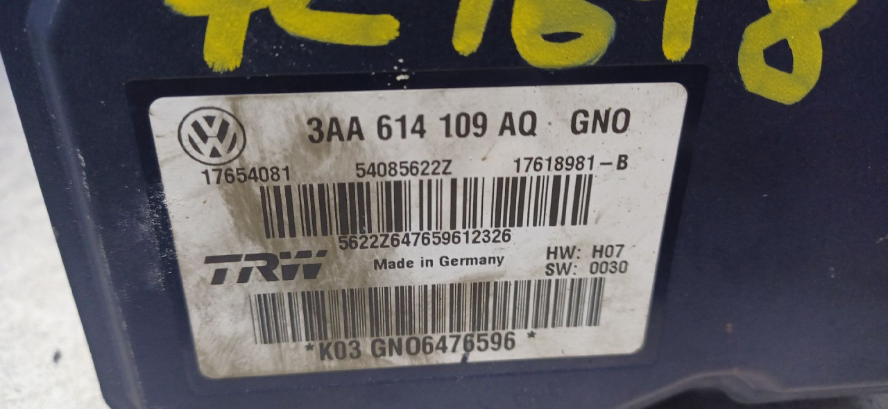 ABS ELEKTRONIKA VW PASSAT B7 > 10-14 3AA614109AQ